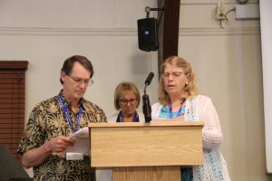 Clair Hochstetler, Susan Lanford, Charlene Epp