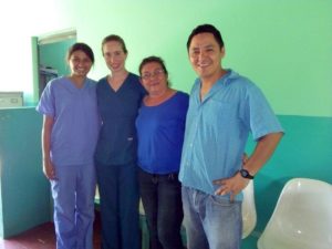 La Mora -- Alex, Leah, Dr. Orellana, and Yunior Gomez